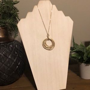 LOFT long gold necklace